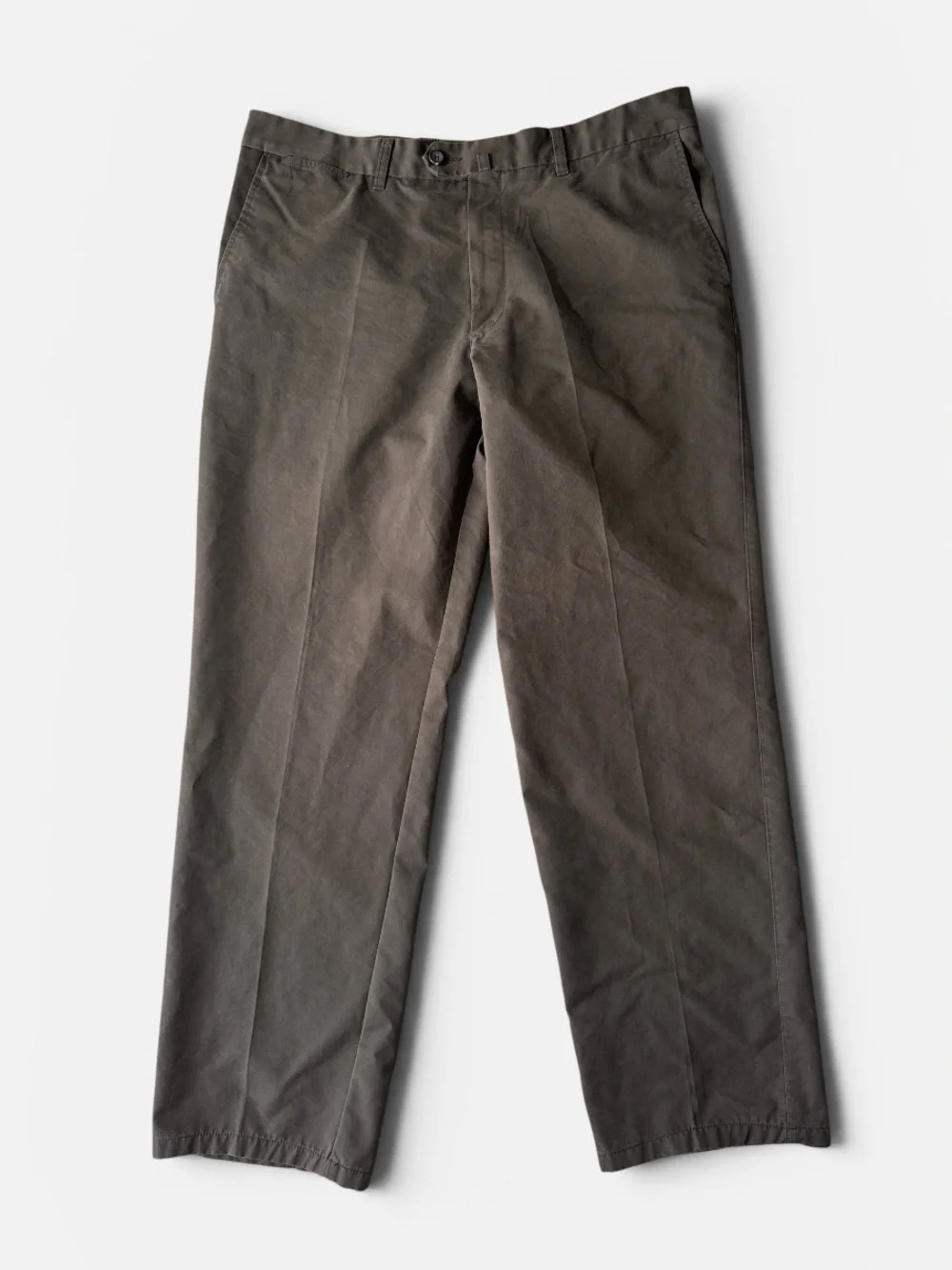 Zegna Sport mens 39x31 brown cotton blend performance chino pants EUC
